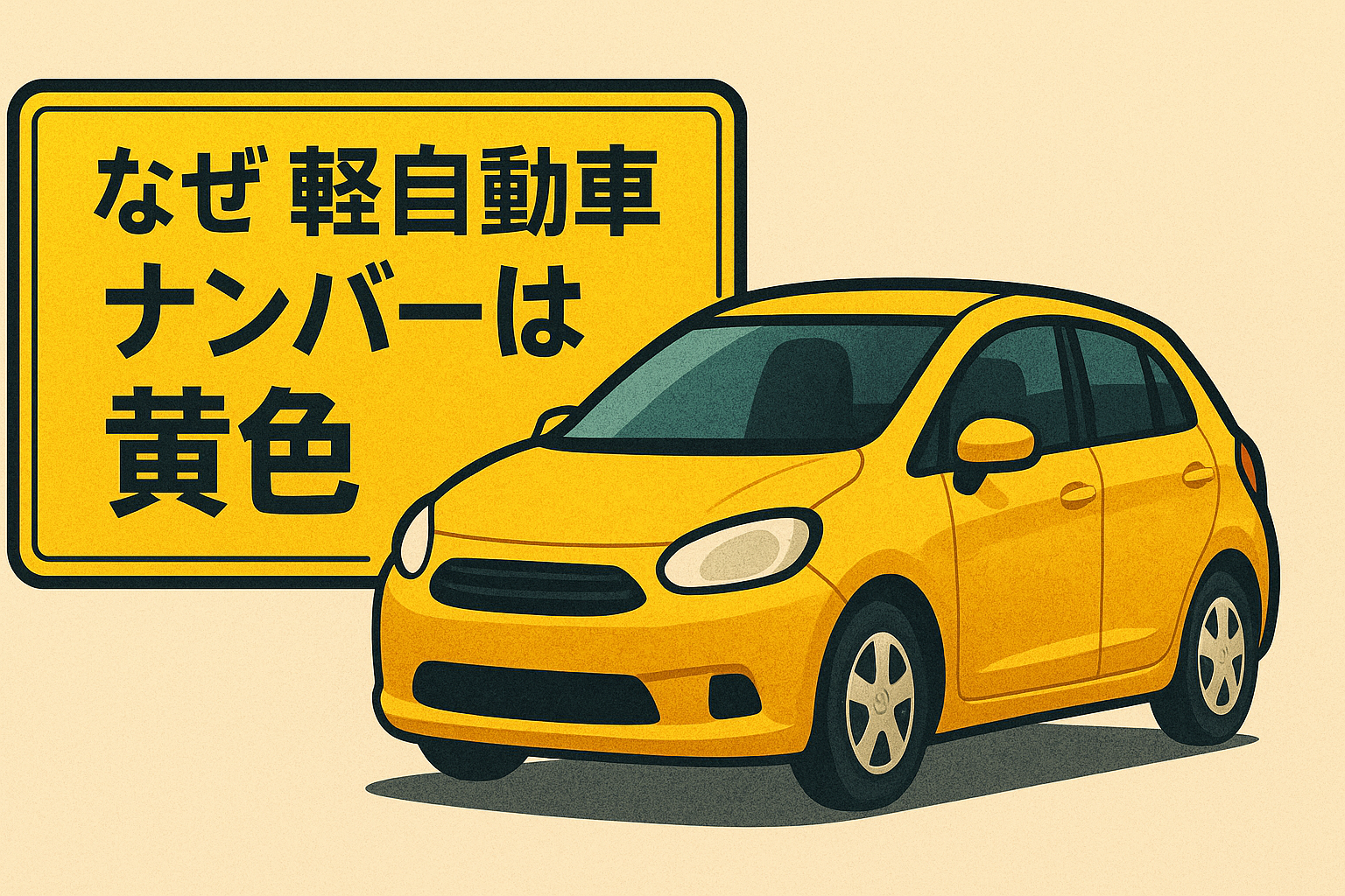軽自動車 ナンバー 黄色 理由