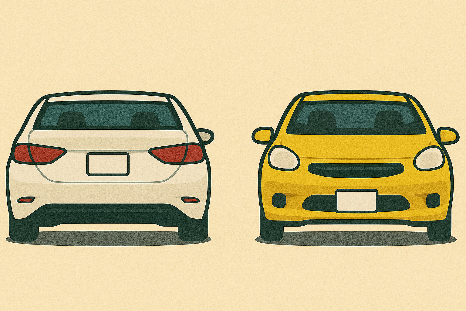 軽自動車 ナンバー 白い車はなに?
